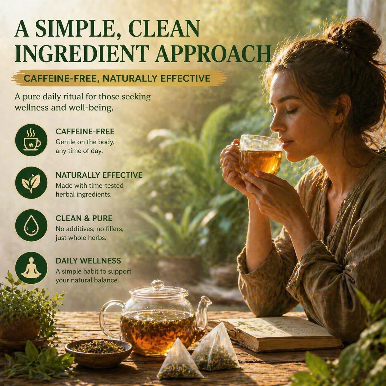 Jamaican Healing Garden Blood Detox Tea, Wildcrafted Herbs with Guaco, Burdoc…