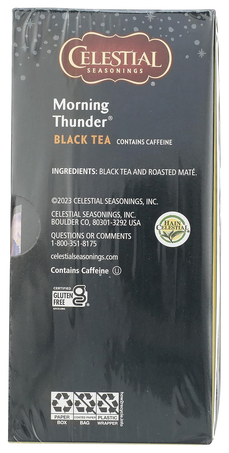 Celestial Seasonings Morning Thunder Tea, 20 Ct