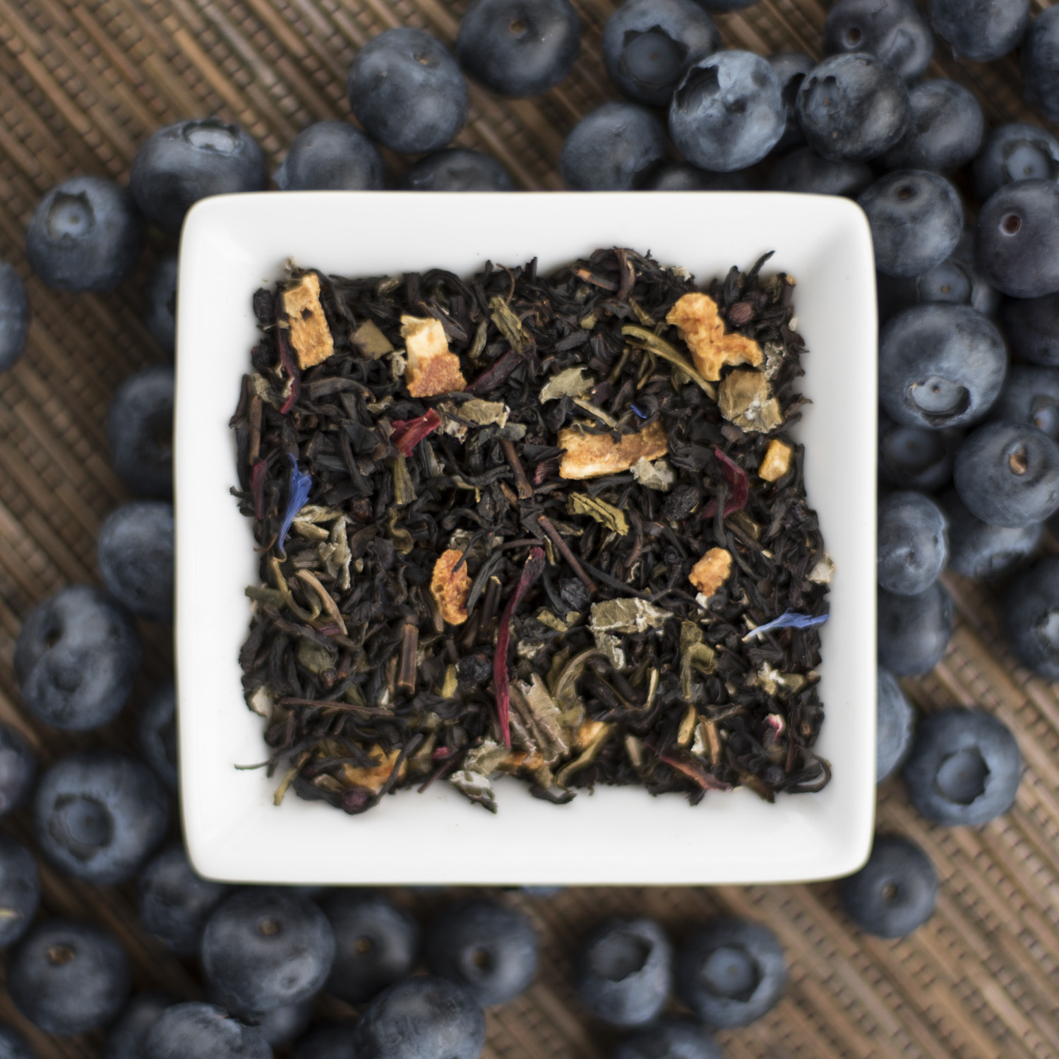 Blueberry flavored Black Tea Organic – loose leaf, tea bags or ice tea bags
