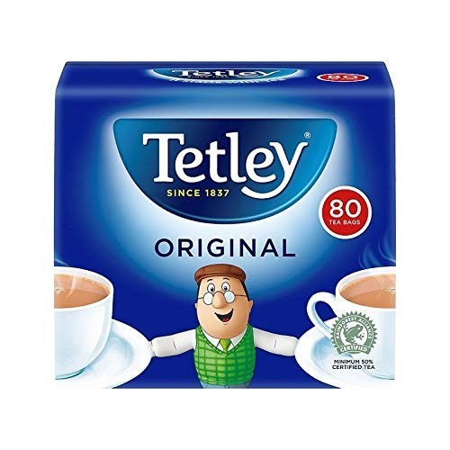 Vegetarian Tea Bags 80 Count – Assam & African Tea Blend from England