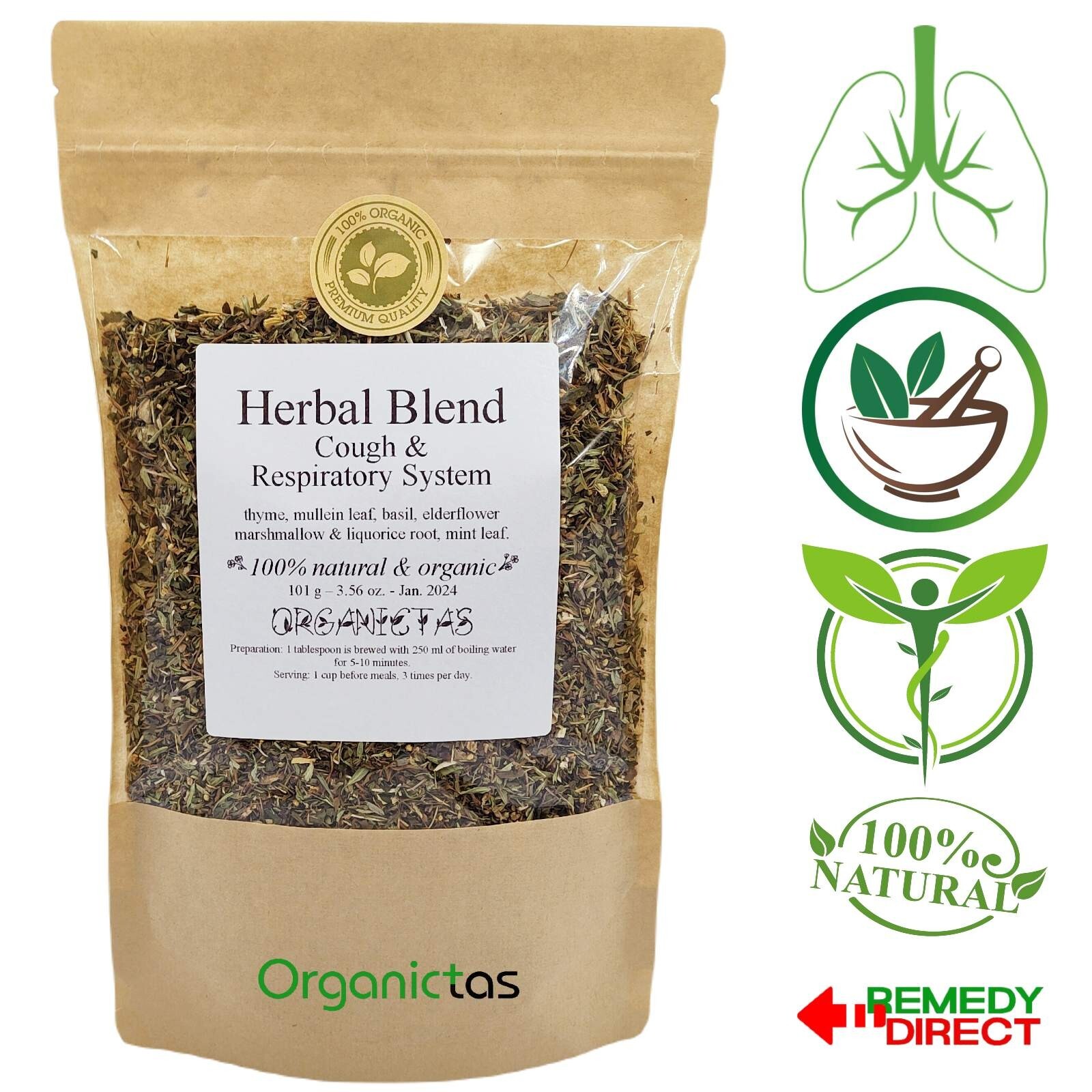 Herbal Tea for Chest Congestion – Lung Cleansing Breathing Mucus Phlegm Detox