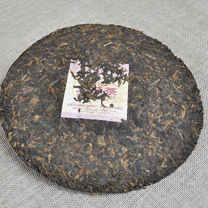 Pu’er TAETEA 7672 * 2020 Menghai Puer Dayi Shu Pu-erh Tea Cake 357g Ripe – 2001