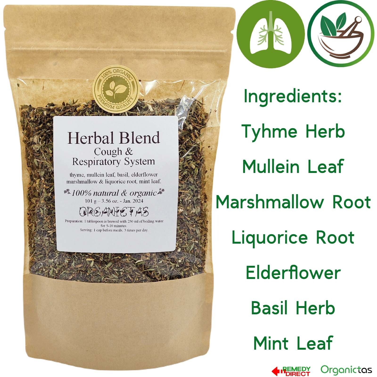 Herbal Tea for Chest Congestion – Lung Cleansing Breathing Mucus Phlegm Detox