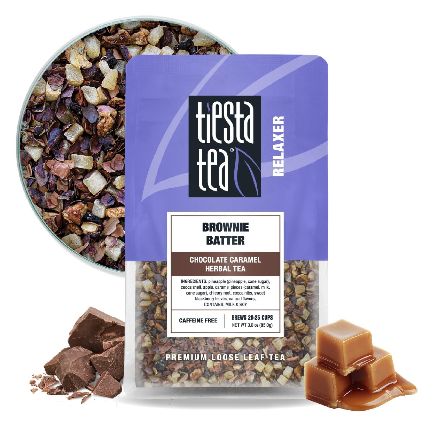 Tiesta Tea – Brownie Batter, Mother’s Day Loose Leaf, Pouch – 25 Cups