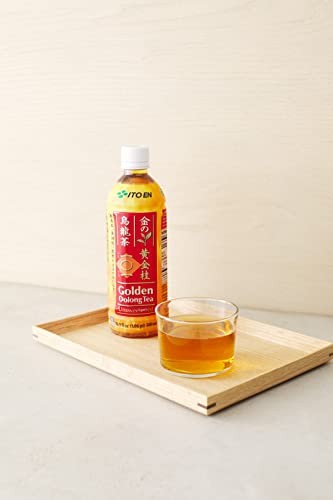 Ito En Tea Golden Oolong Tea, Unsweetened, 16.9 Ounce (Pack of 12), Gold