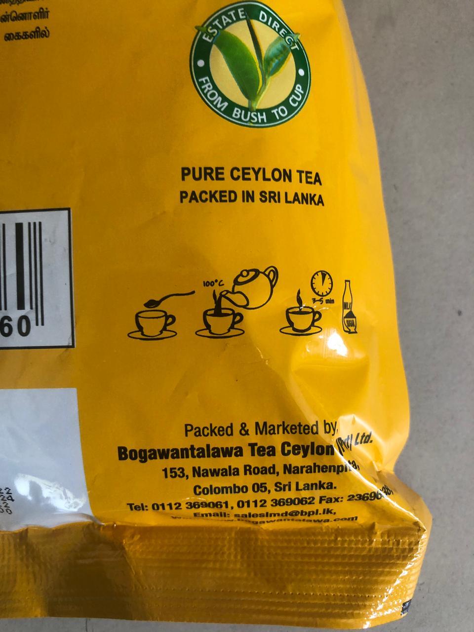 400g / 14.1oz. – Bogawanthalawa Pure Ceylon Natural BOPF Black Tea Free Shipping