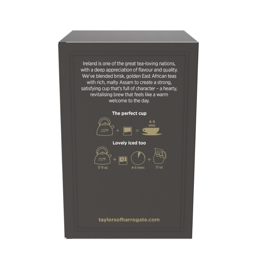 Rich Assam and East African Blend – Irish Breakfast Tea, 50 Tea Bags