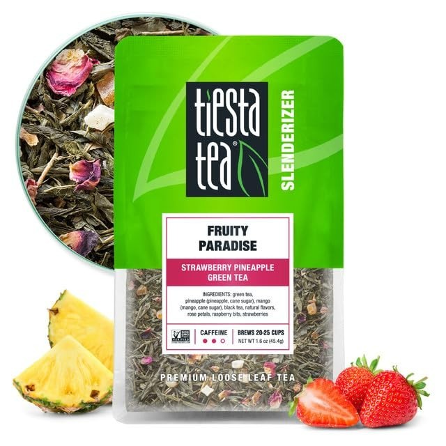 Strawberry Pineapple Green Tea – Refreshing Loose Leaf Blend,