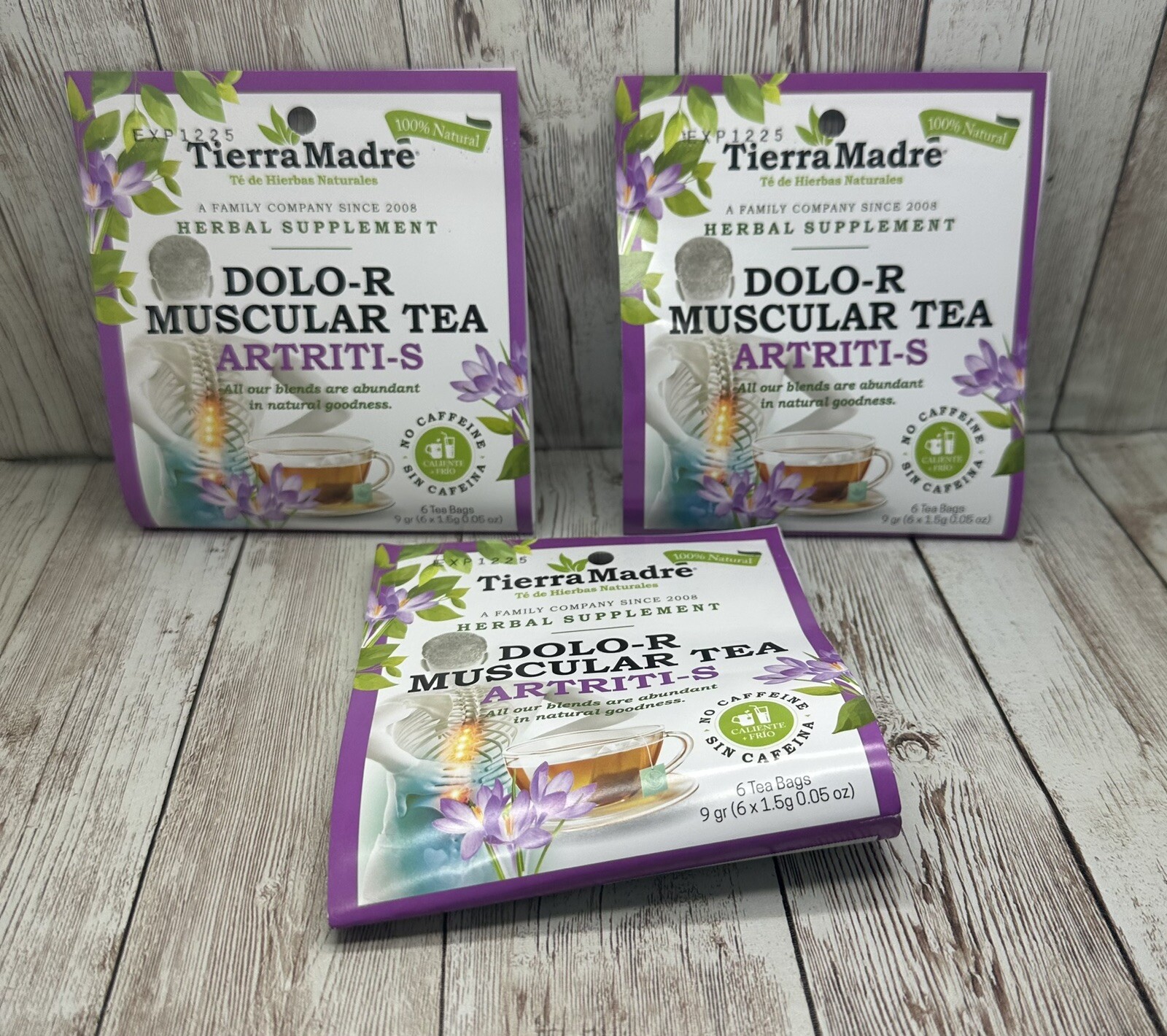 Tierra Madre,Dolor Tea,Muscular Artriti-s,Herbal Supplement (18 tea bags)