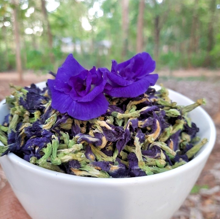 Blue Butterfly Pea Flowers Herb Tea Original CLITORIA TERNATEN 1kg Express ship*