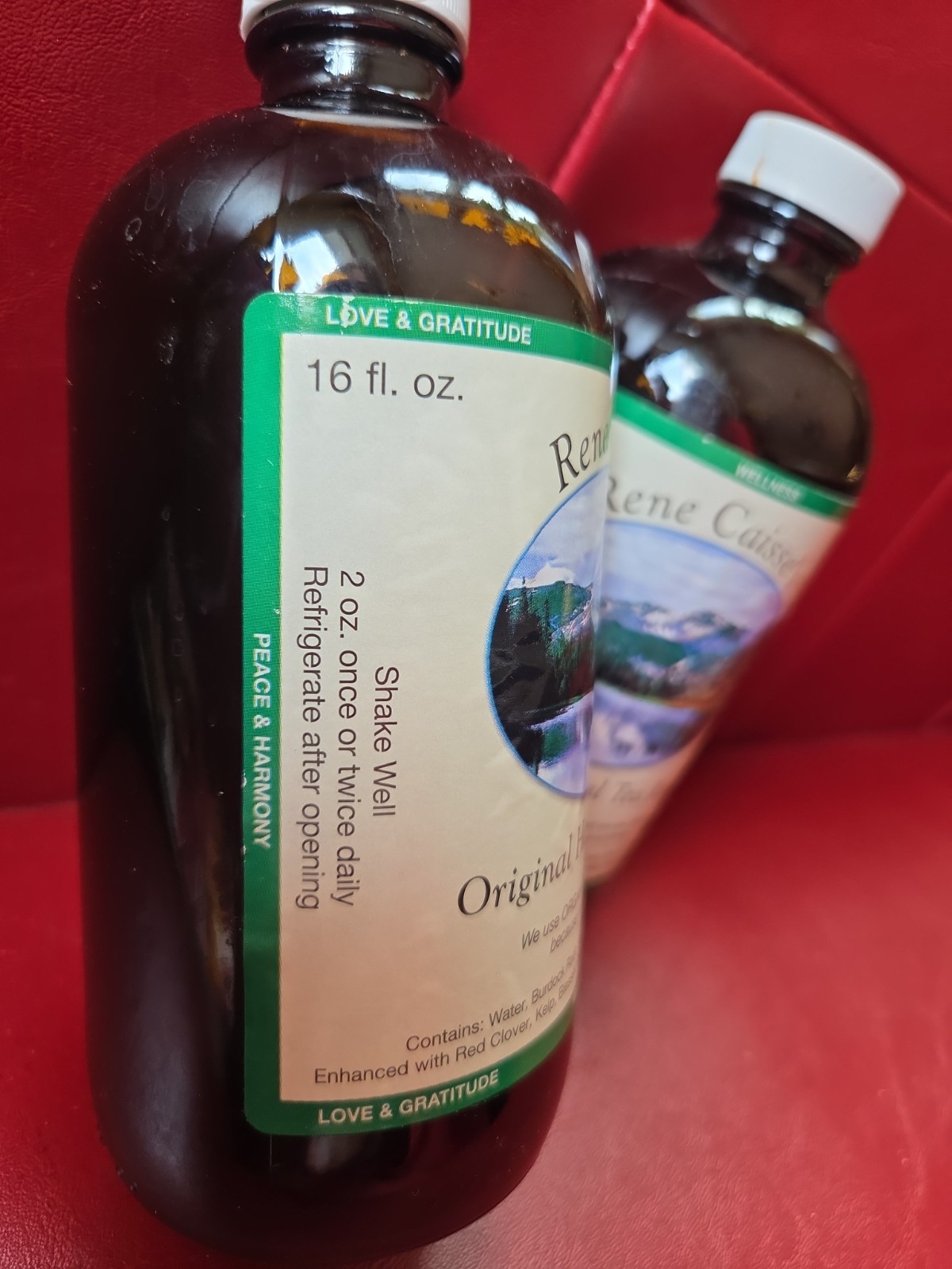 Essiac Tea – Original Recipe – Two 16 Ounce Bottles