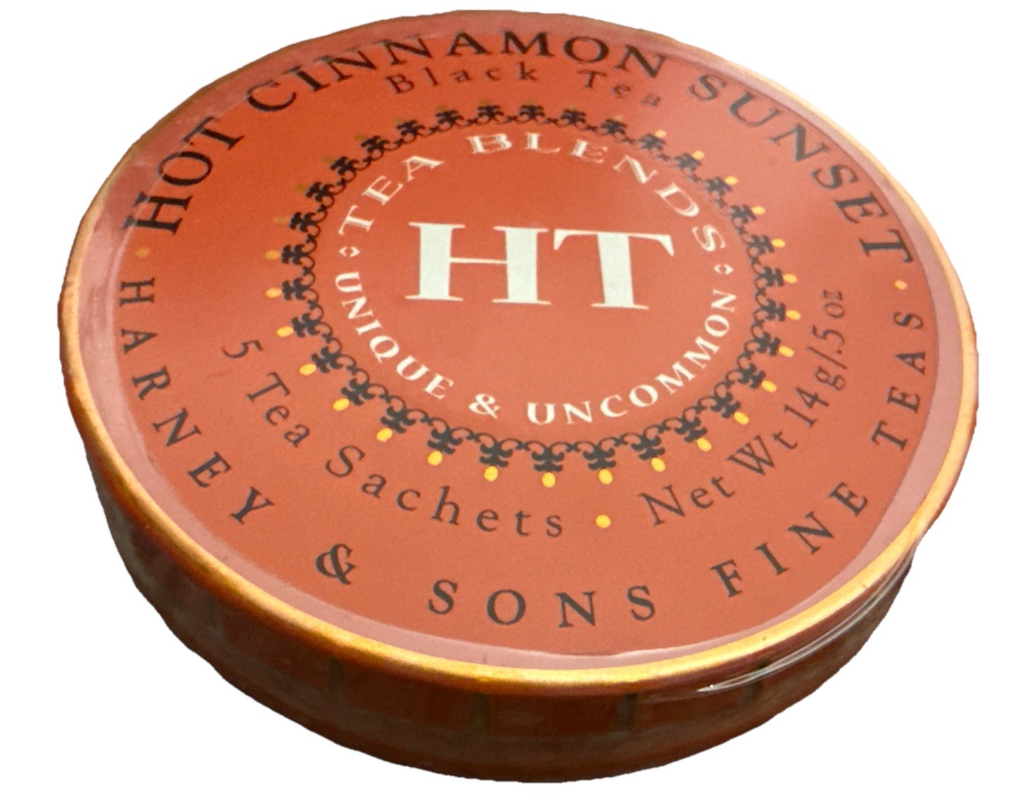 Lot 2 Harney & Sons Hot Cinnamon & Earl Grey Imperial 10 Tea Sachets To-go Tins