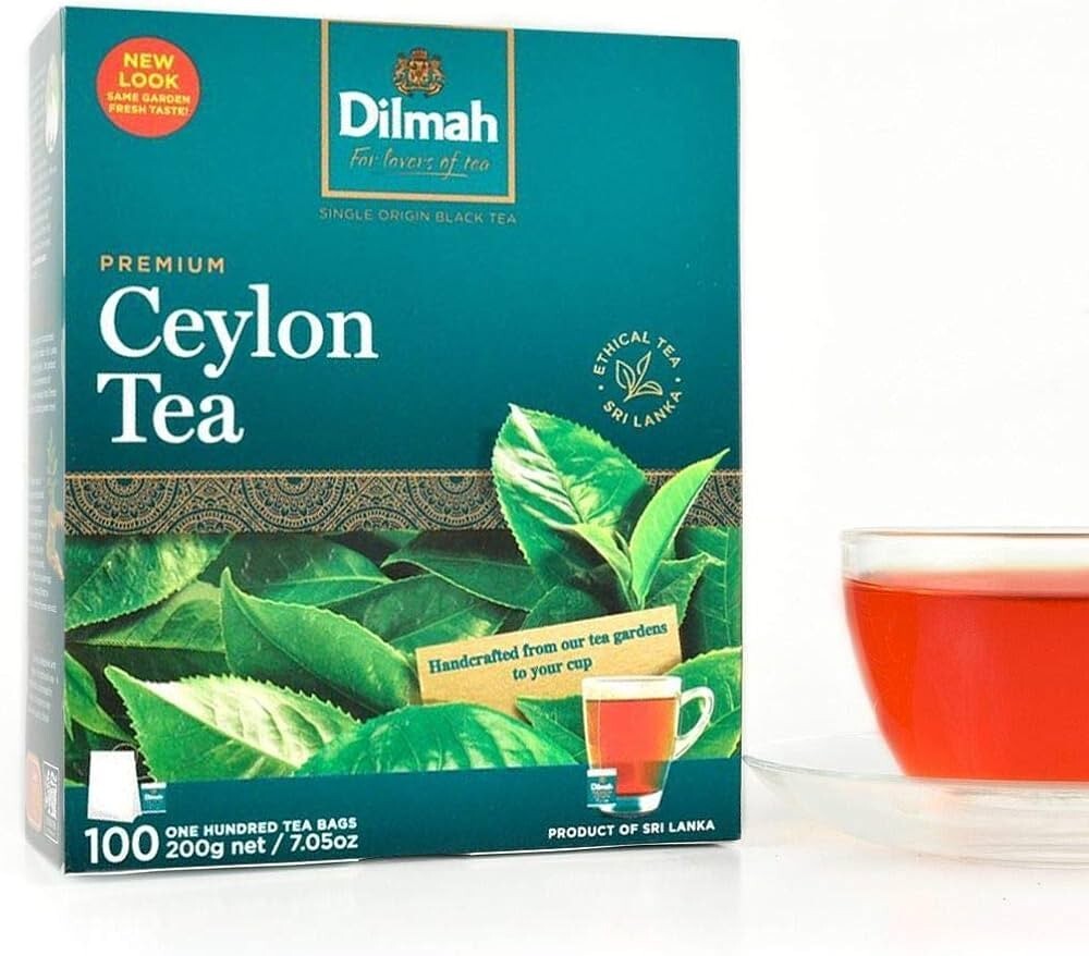 Ceylon Tea Dilmah Premium Quality 100 Tea Bags New