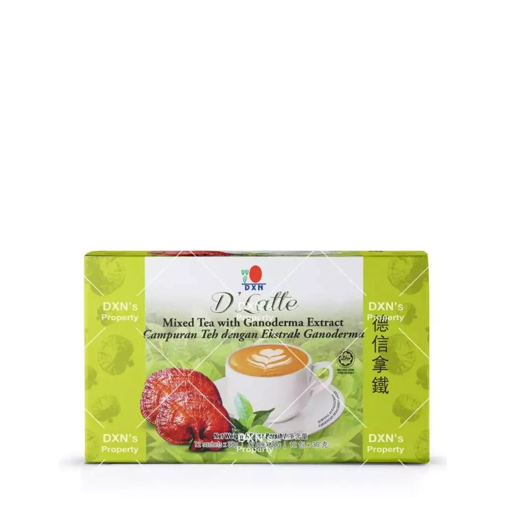 DXN Lingzhi Tea Latte 12s x 30g Ganoderma Creamer Dairy Free Less Bitter