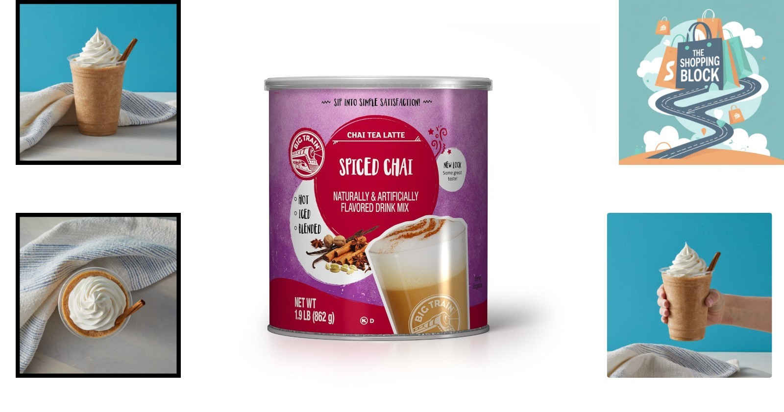 Spiced Chai Tea Latte Mix 1.9 lb, All Ages, Unisex, Sweet & Spicy
