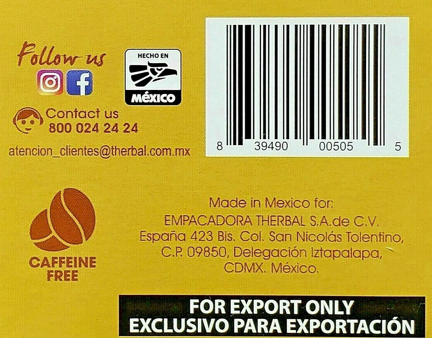 (2) Te de Canela ✅ Tea Cinnamon Infusion Herbs 50 bags 0.3 oz each By Therbal