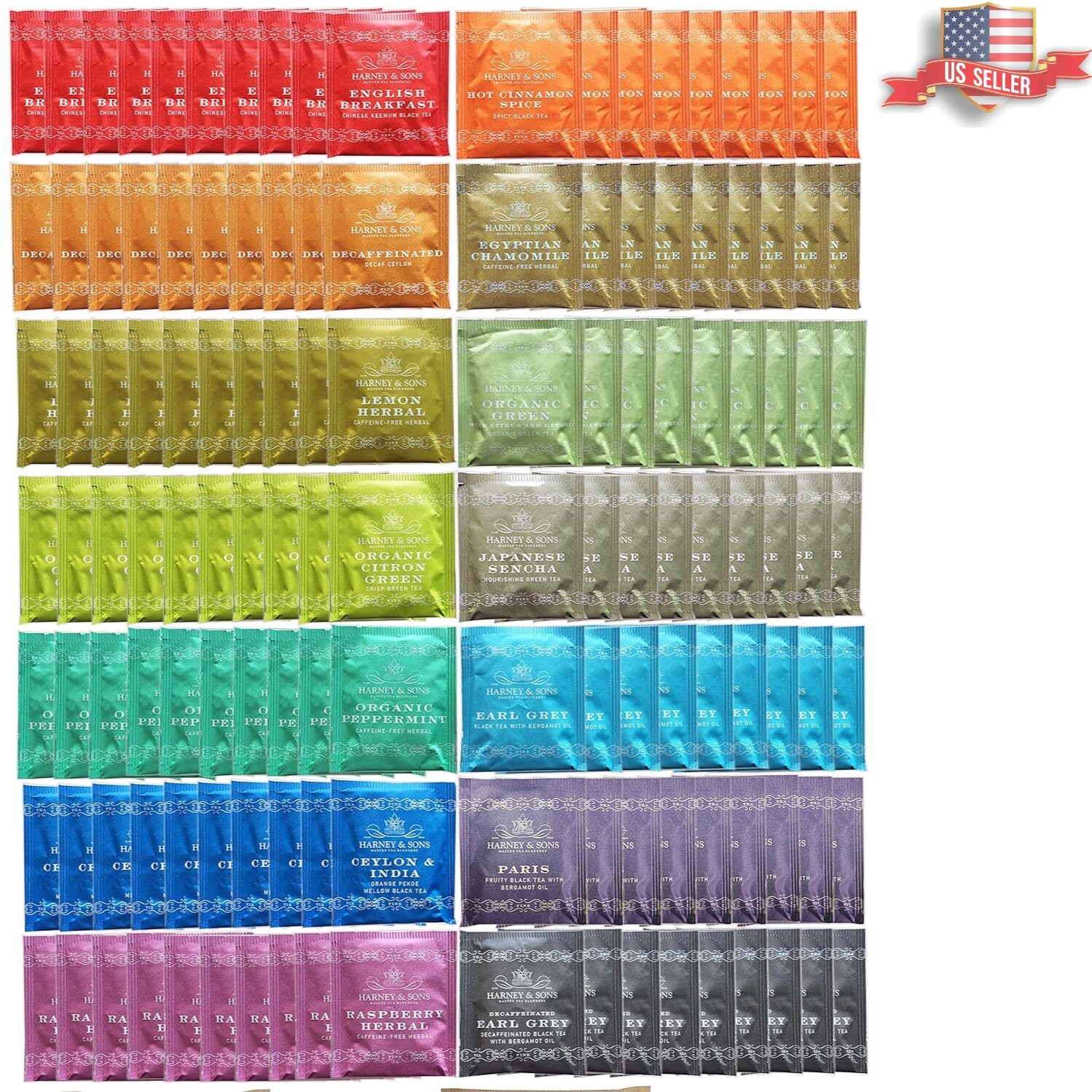 140 Count Gourmet Tea Sampler with 10 Flavor Selection – Perfect for Gifting
