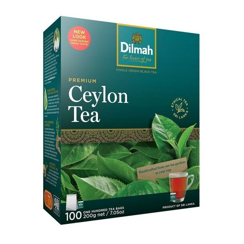 100 Tea Bags Dilmah Premium Quality Ceylon Tea Bags