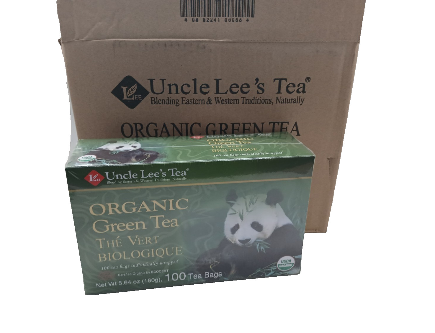 Uncle Lee’s Organic Green Tea Bulk 400 Tea Bags – 4 x 100 Count Pack