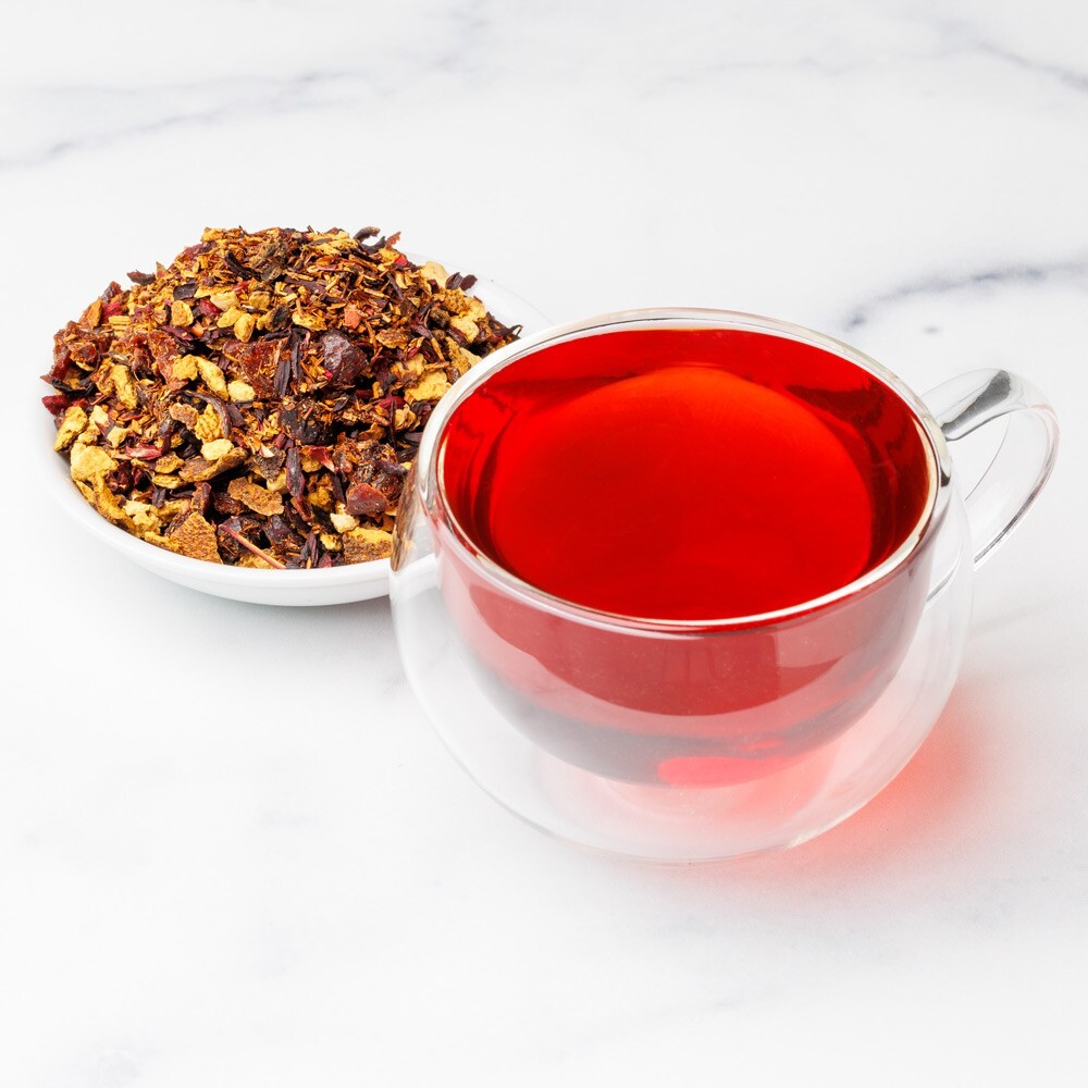 Cranberry Citrus Burst Rooibos – Premium Herbal Loose Leaf Blend – Fusion Teas