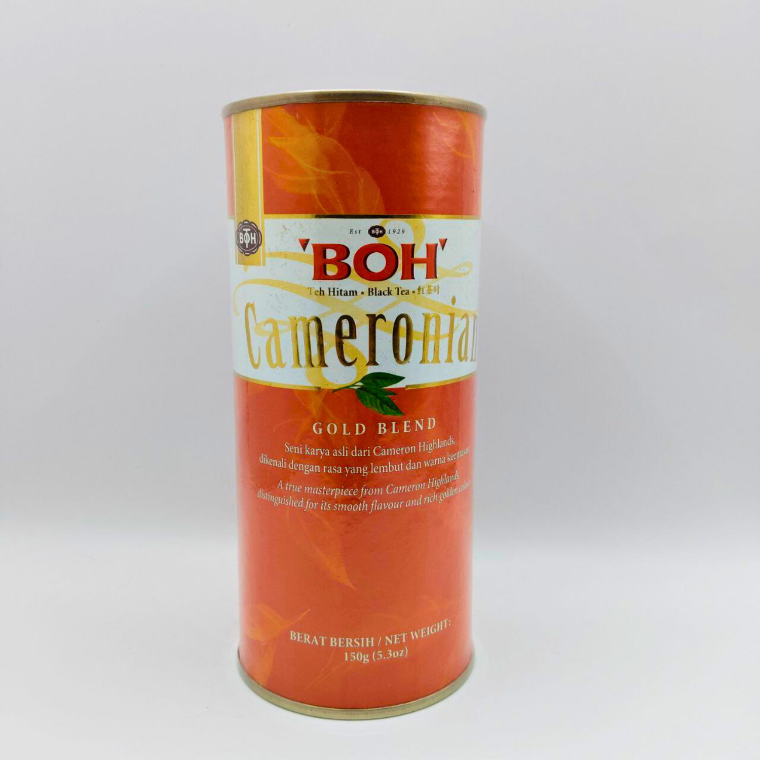 BOH Cameronian Gold Blend 150g Black Tea Smooth Flavour Shipping Included