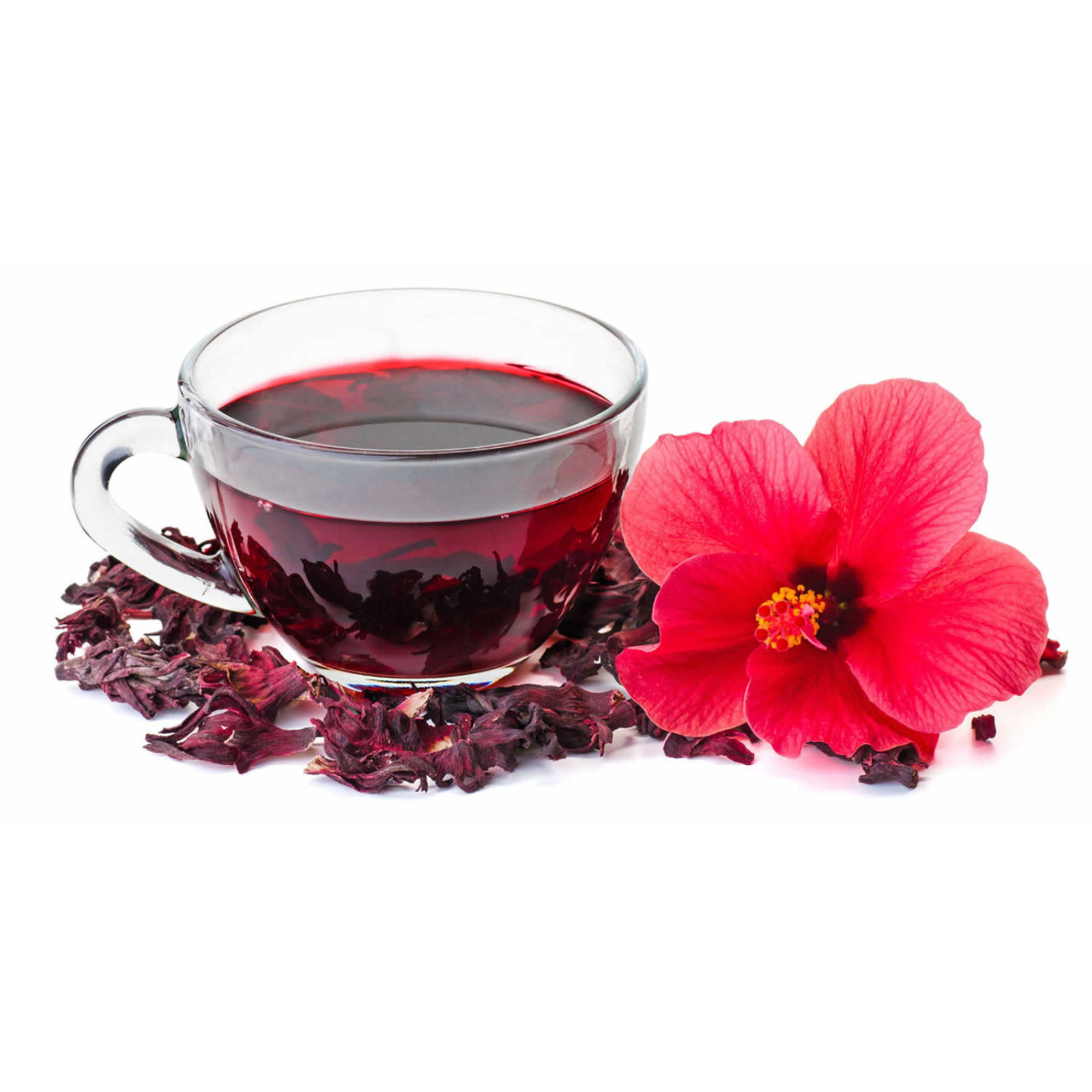 Dried Hibiscus Flowers | 100% Organic, Natural & Vibrant | Tea Drinks & Wellness