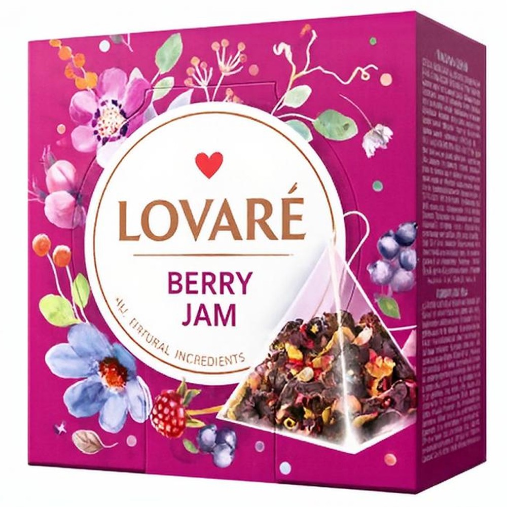 Lovare Tea Pyramid Premium Flavors – Ловаре Чай Aссорти в Пирамидках 15 x 2g