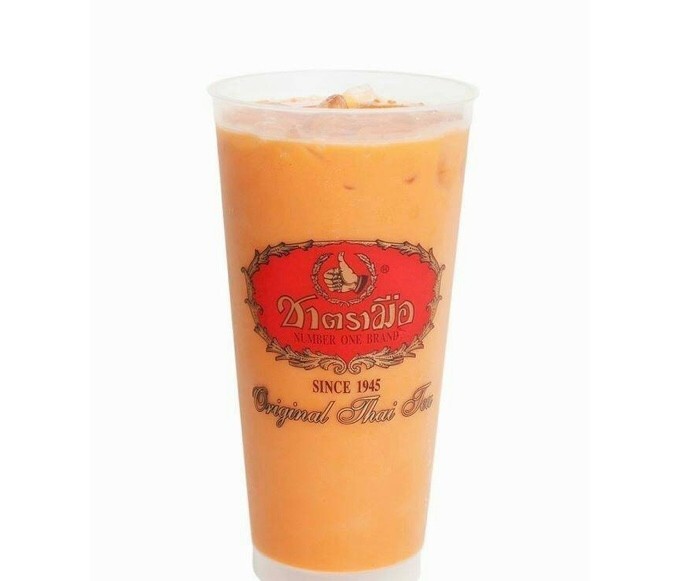 Tea Natural Cha Tra Mue Thai Make Lemon Tea Iced Tea Black Tea 1 box 50 sachet