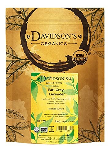 Davidson’s Tea Bulk, Earl Grey With Lavender, 16 Ounce