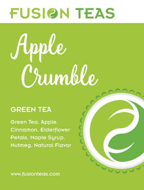 Apple Crumble Green Tea – Premium Loose Leaf Blend – Fusion Teas