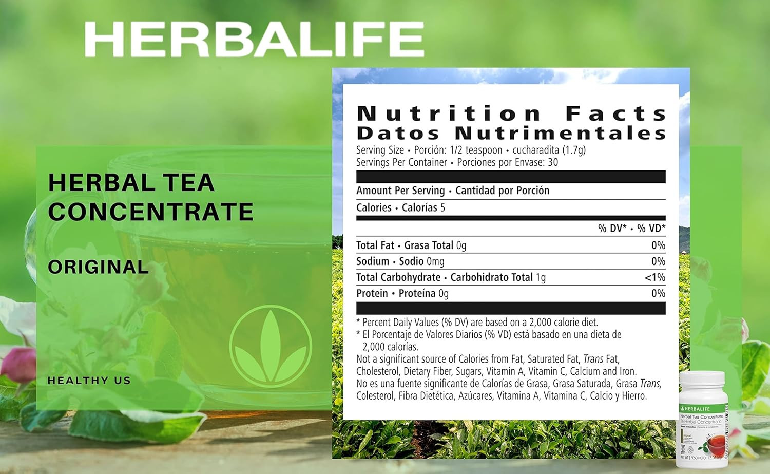 Original Herbal Tea Concentrate – Gluten-Free & No Artificial Additives