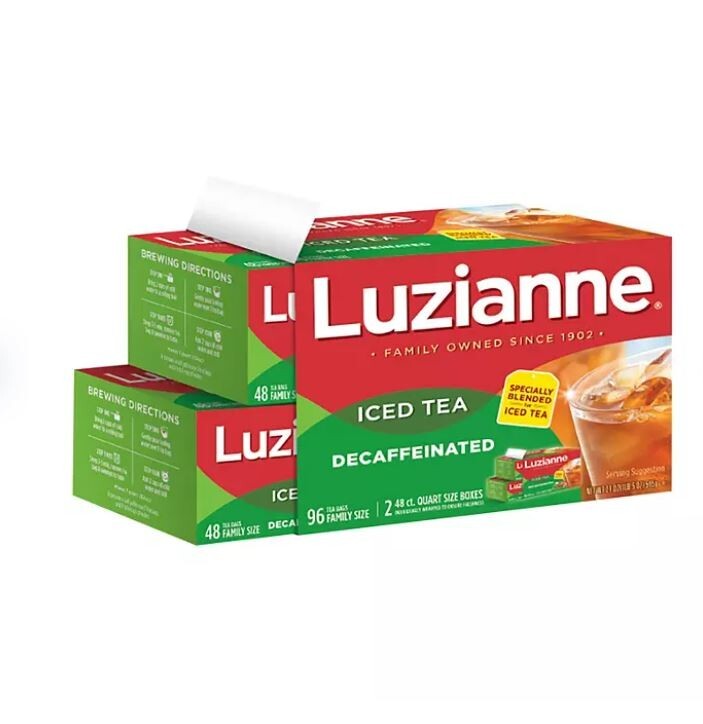 Luzianne Decaffeinated Tea 96 ct. Fresh Stock