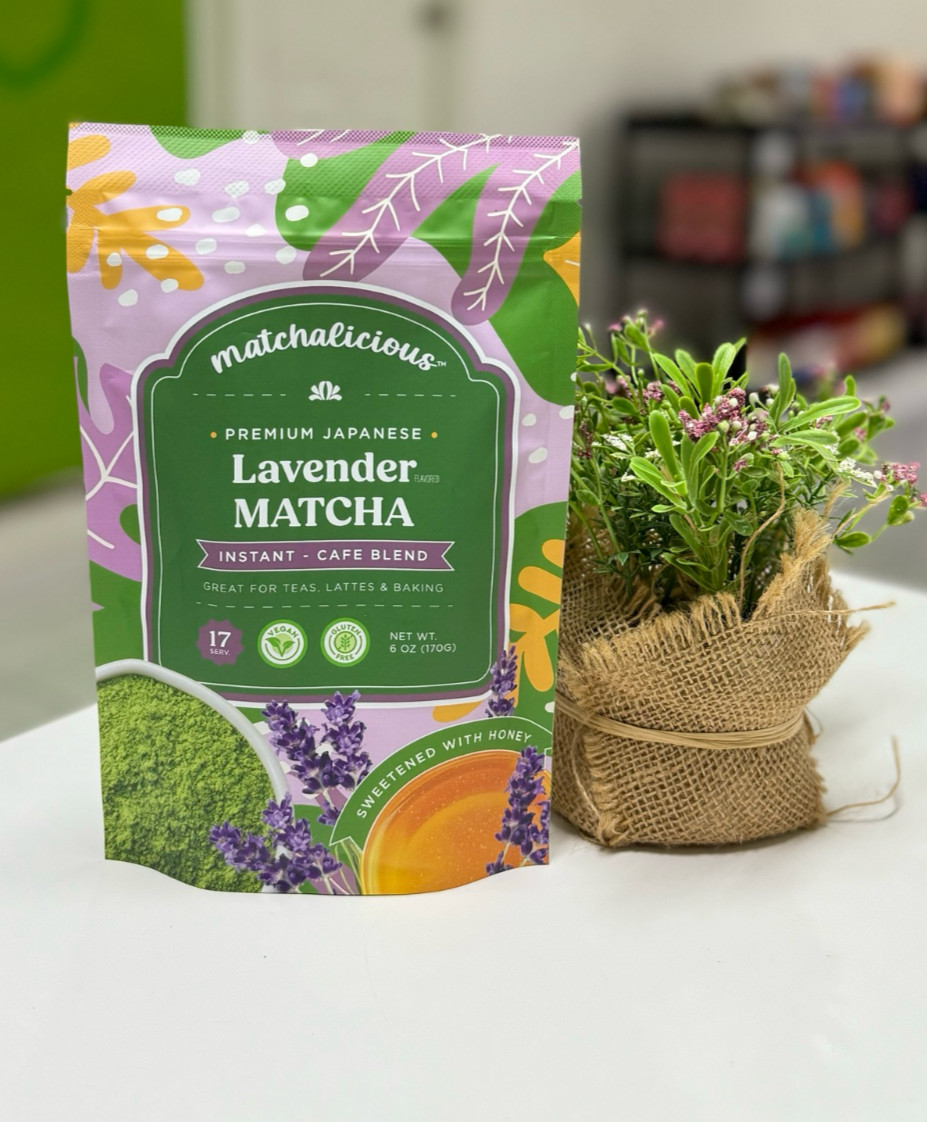 Matchalicious™ Premium Instant Japanese Lavender Matcha Powder 6 oz