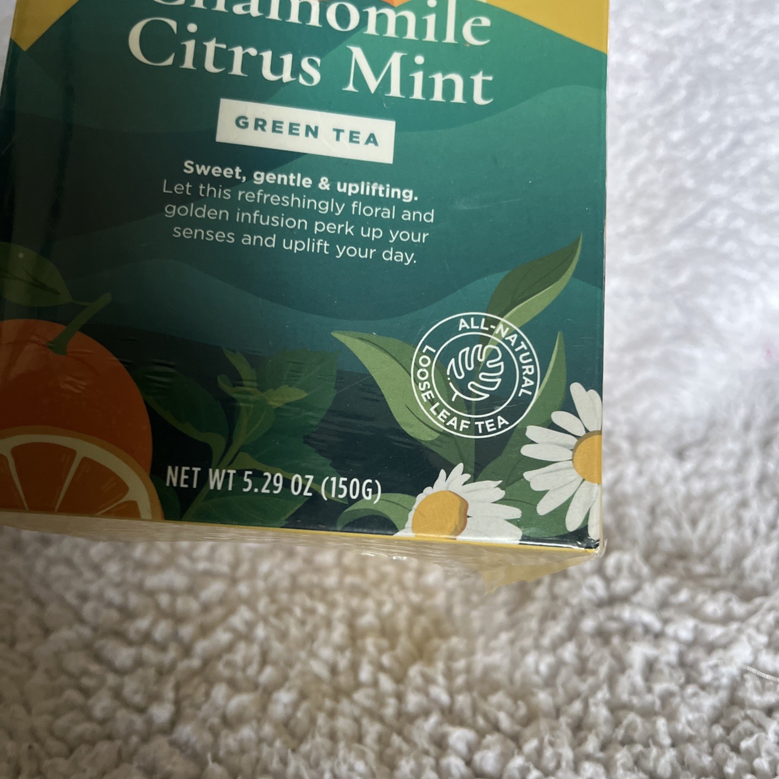Gya Tea Co Chamomile Citrus Mint Green Tea Net WT 5.29 oz (150G)