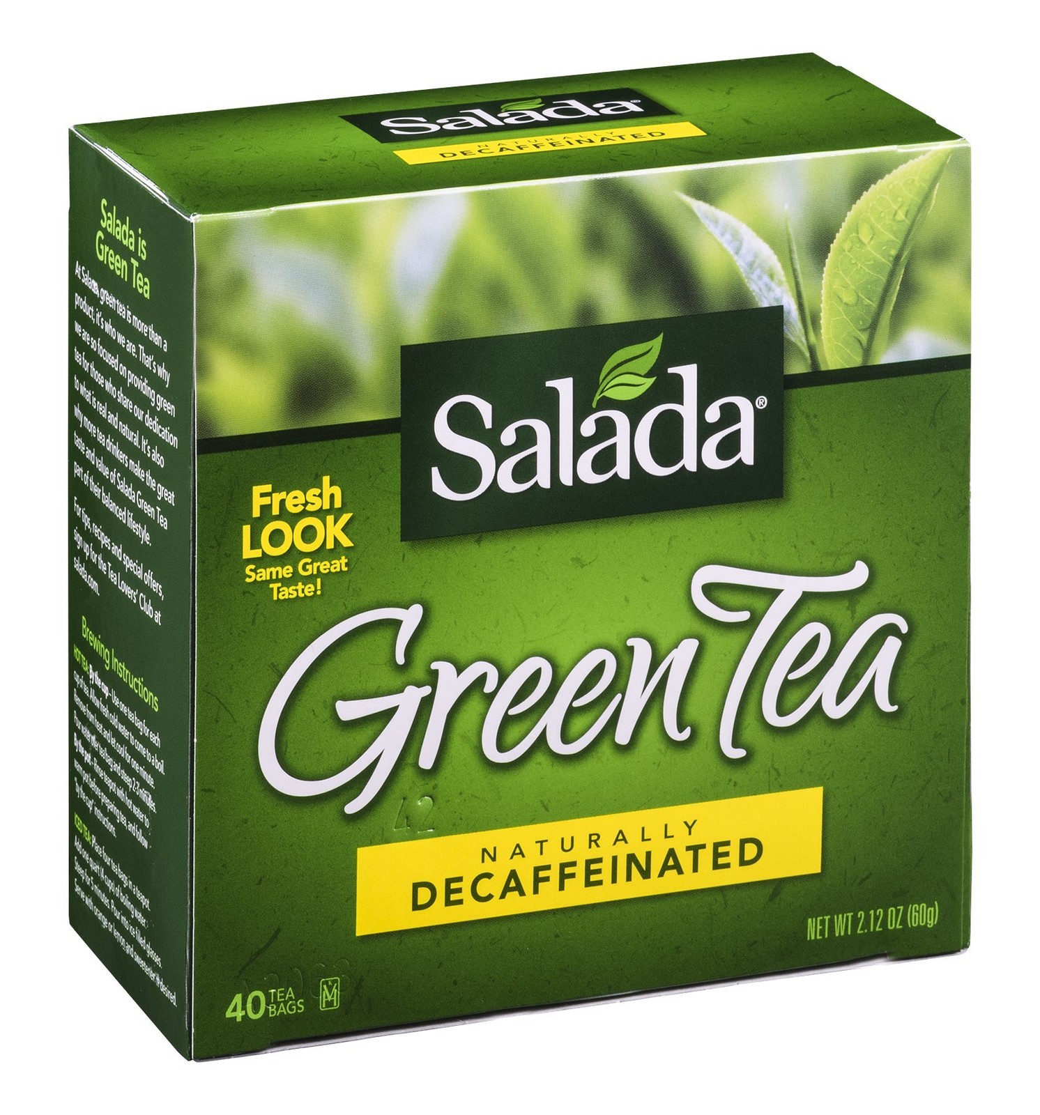 Salada Green Tea 240 Count 6 Pack Individually Wrapped Effervescent Antioxidants