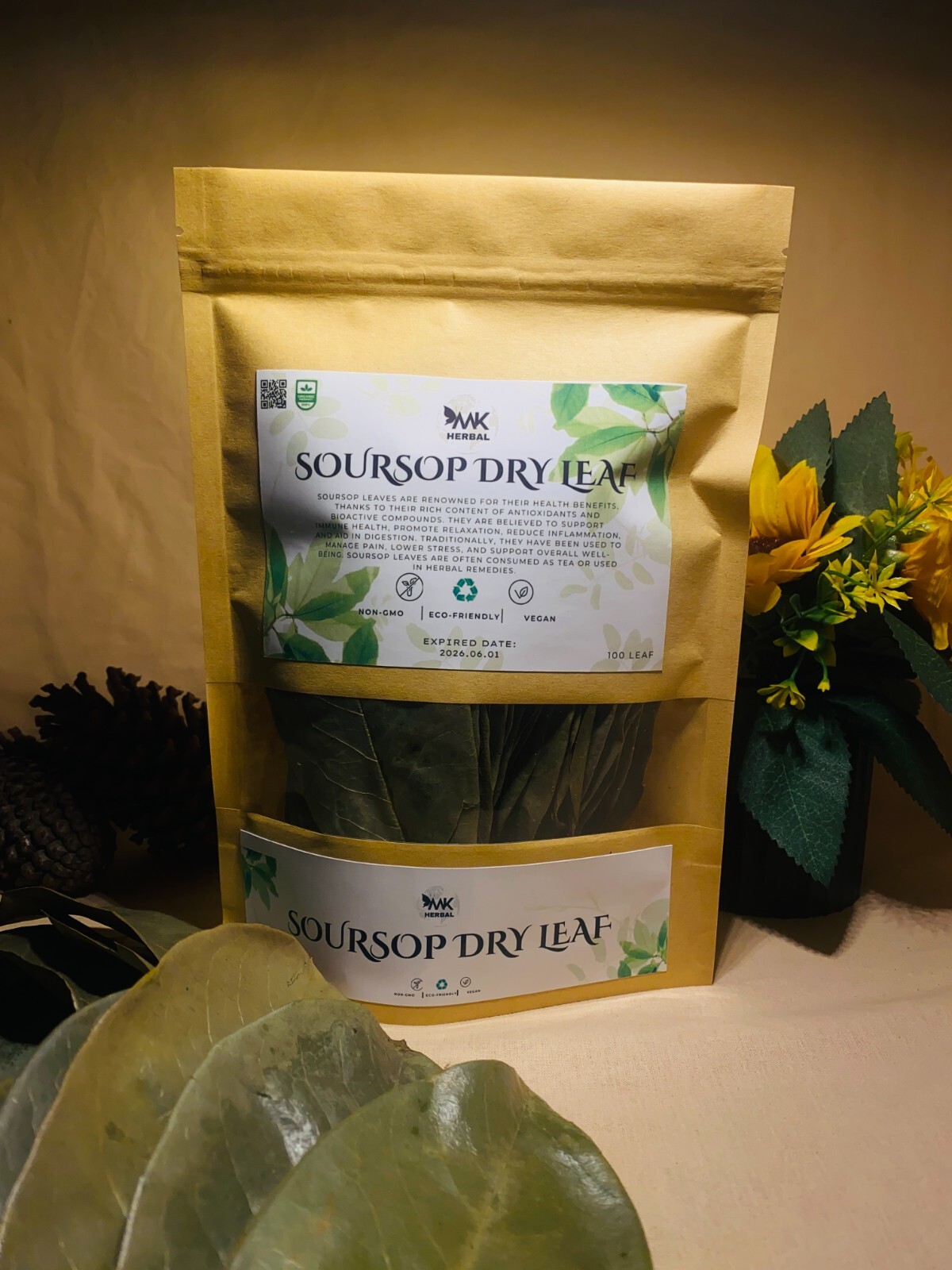 SOURSOP LEAVES Graviola | Powerful Tea Organic Wonder Herb Guyabano 100 leaf