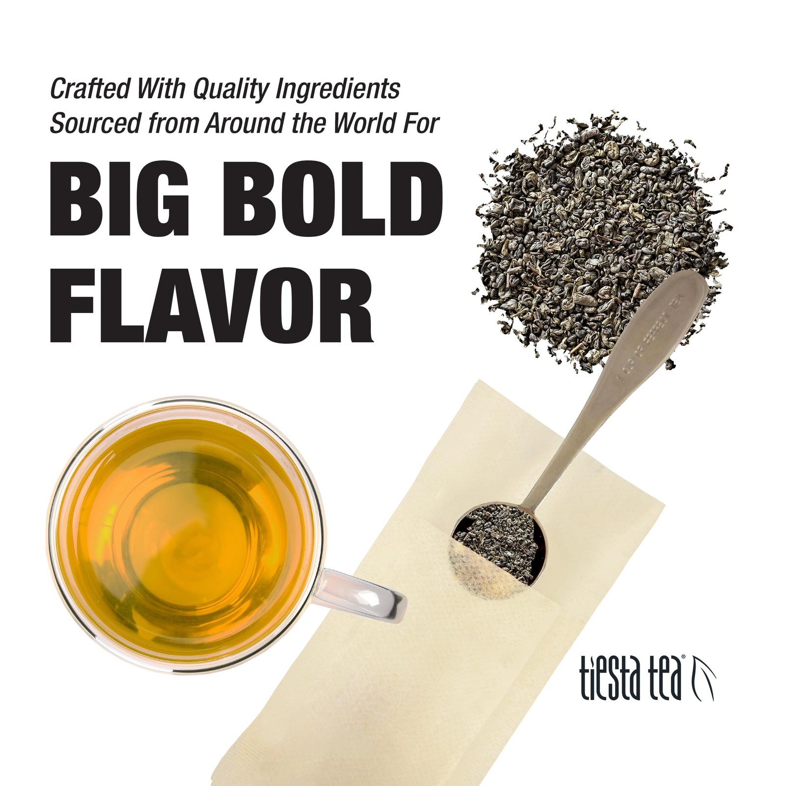 200 Cups Traditional Smoky Green Gunpowder Loose Leaf Tea Bulk Pouch