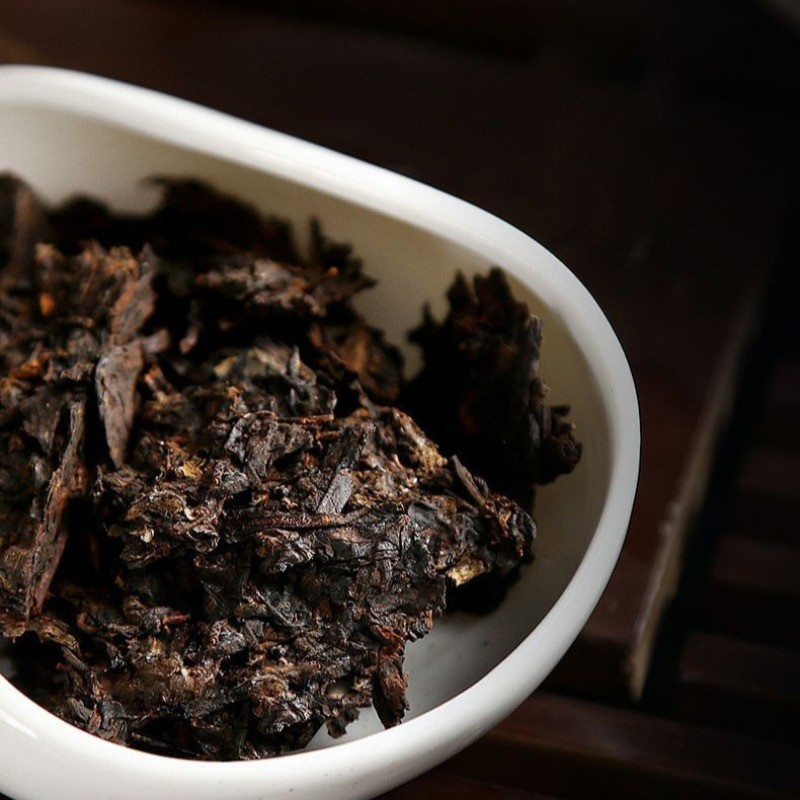 900g Authentic Anhua Fu Tea 2018 Dark Tea Chen Nian Old Jin Flower Tea Bricks