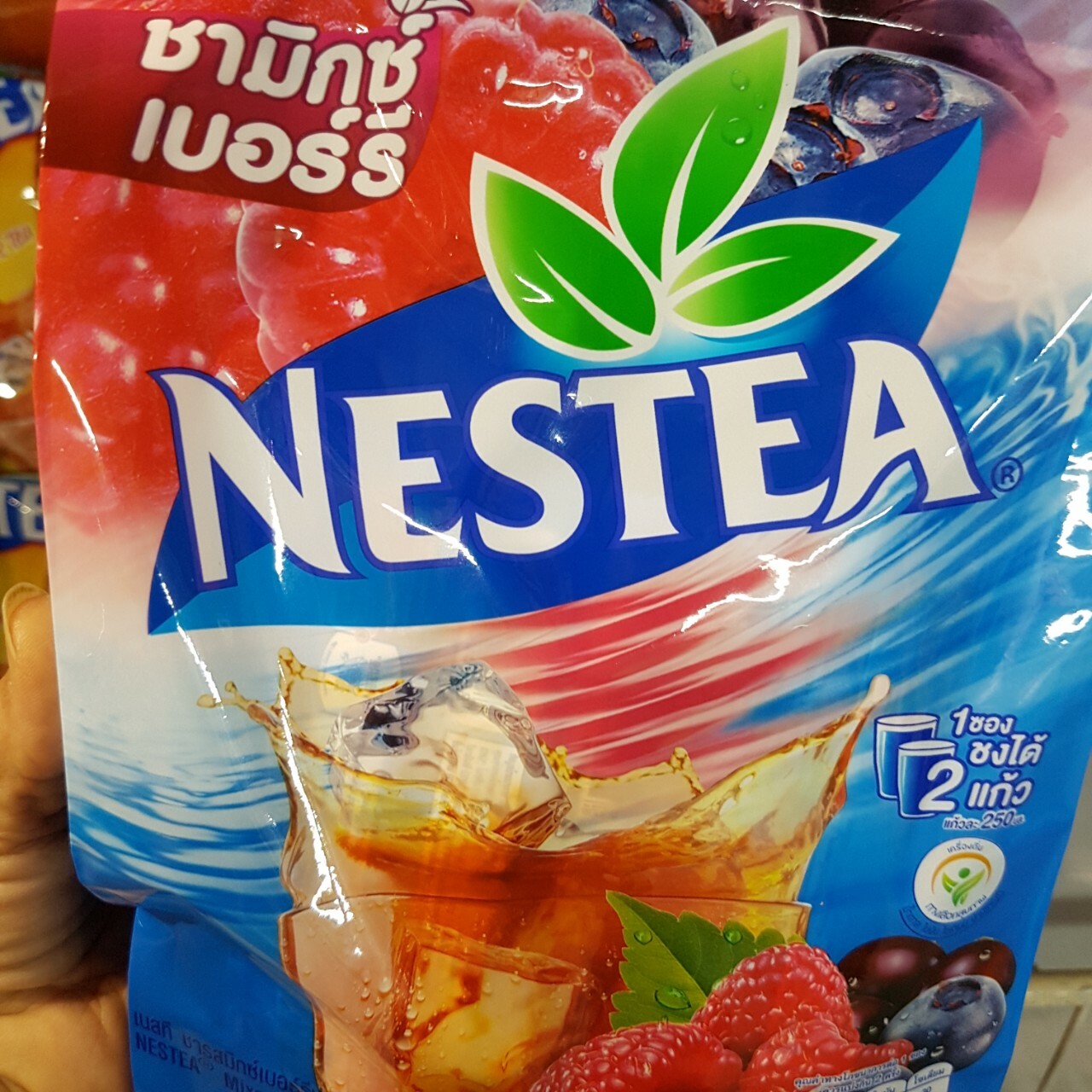 4x NESTEA Instant Mixed Berries High Vitamin C Tea HOT ICED HALAL THAI