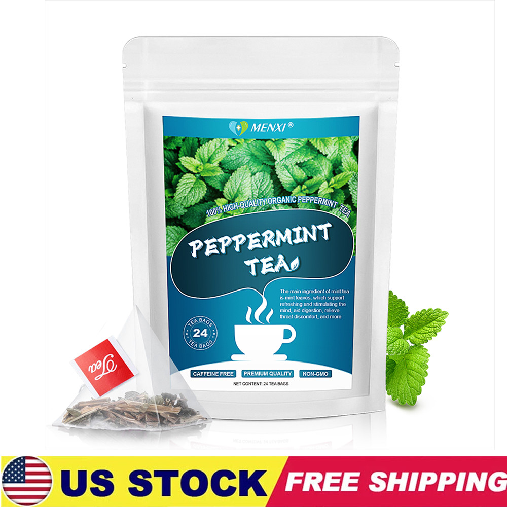 Organic Peppermint Tea – Caffeine Free, Peppermint Leaves Organic Dried Cut