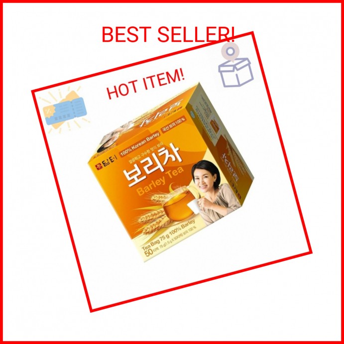 Damtuh Korean Barley Tea – Roasted Boricha Mugicha, Nutty Herbal Tea, Caffeine-F
