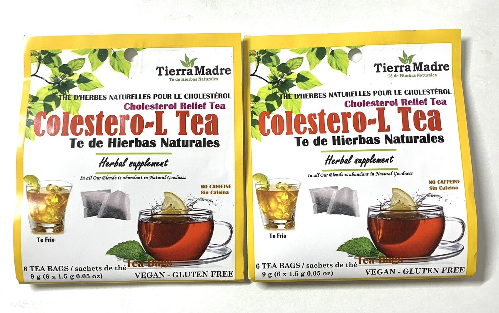 Tierra Madre, mezcla de té de hierbas natural /gluten Free /100% natural(2 pack)