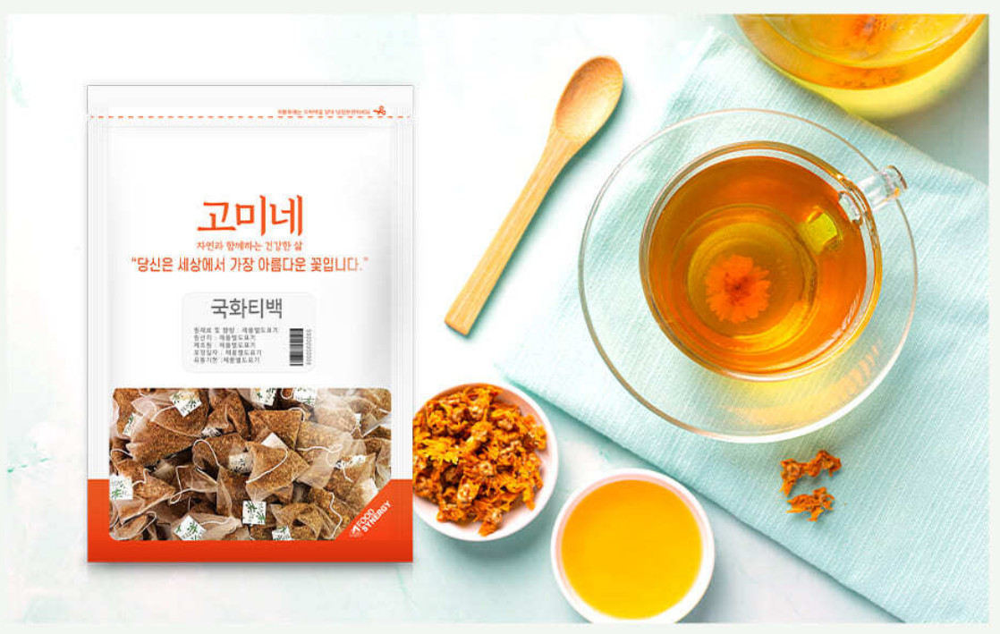 Premium Chrysanthemum Floral Tea 100 Pyramid Bags Caffeine Free wolhabon