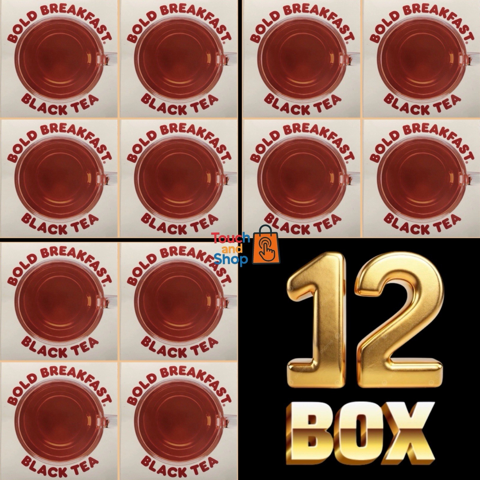 Dunkin Bold Breakfast Black Tea 12 Individual Box Per Box Less Then $12 ! ! !