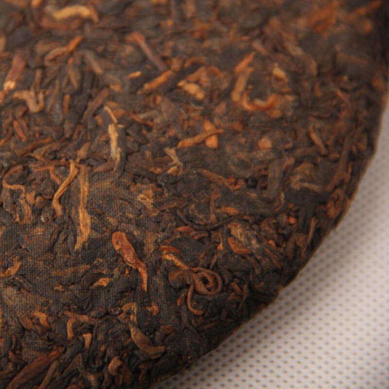 357g Menghai Early Spring Ripe Puer Nannuo Mountain Qizi Tea Cake Old Shu Puerh