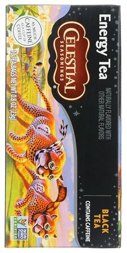 Tea Energy Black Tea With Vanilla 12 Count Caffeine Boost Gluten Free Nongmo