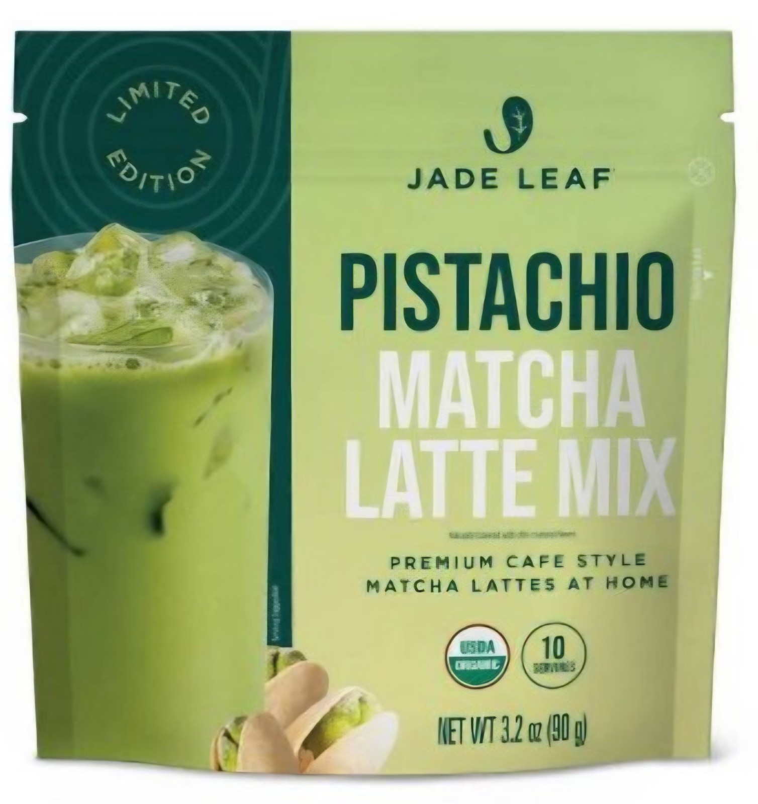 NEW!! Jade Leaf Pistachio Matcha Latte Mix 3.2oz Bag