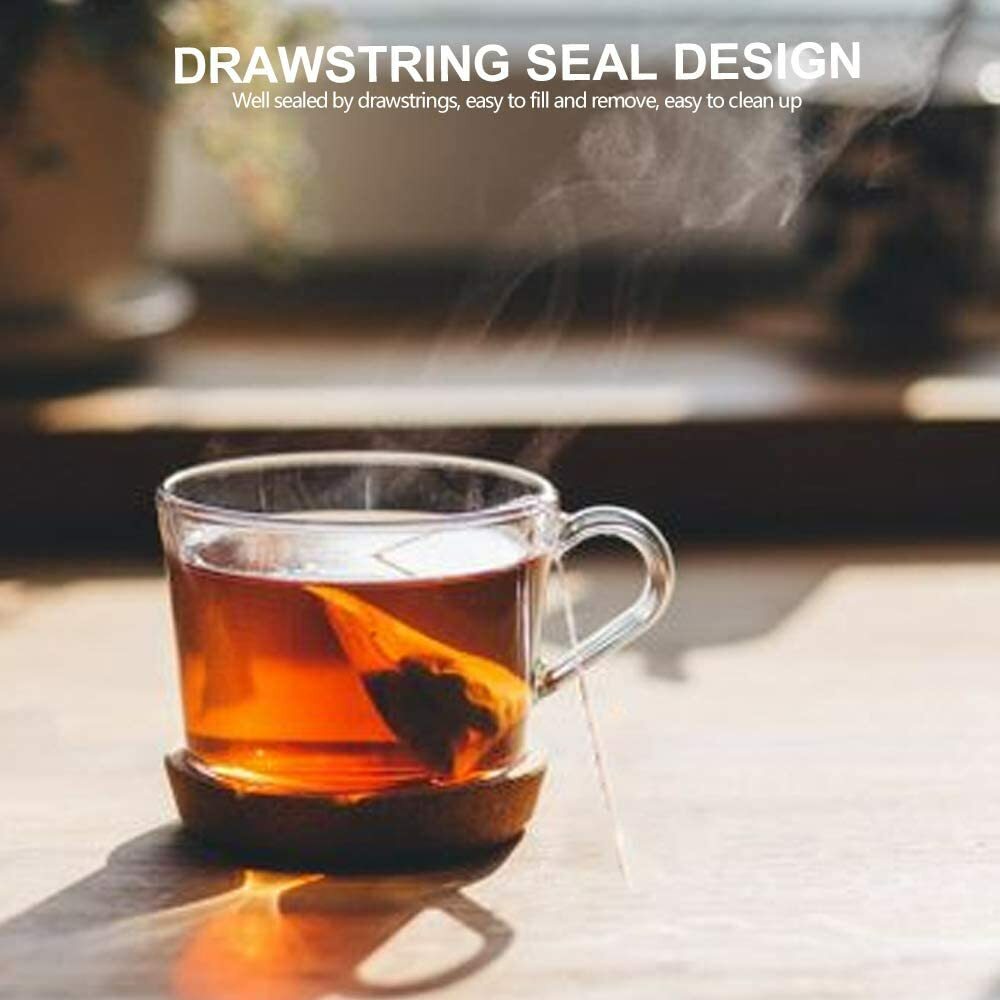 USA Empty Teabags String Heat Seal Filter Loose Spice Herb Powder Bags Wholesale