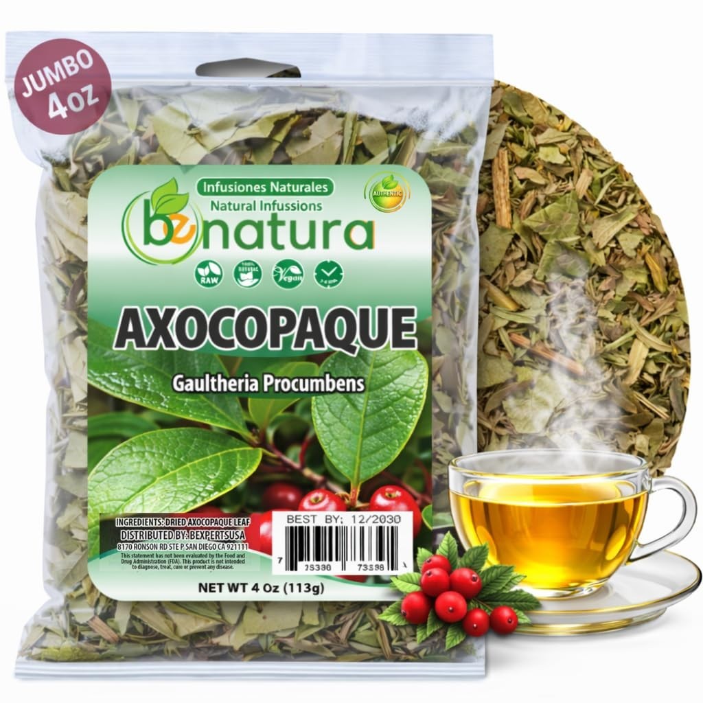 Axocopaque Herbal Tea (4 oz) – VIRAL 100% Natural Gaultheria Mexican Leaves – Au