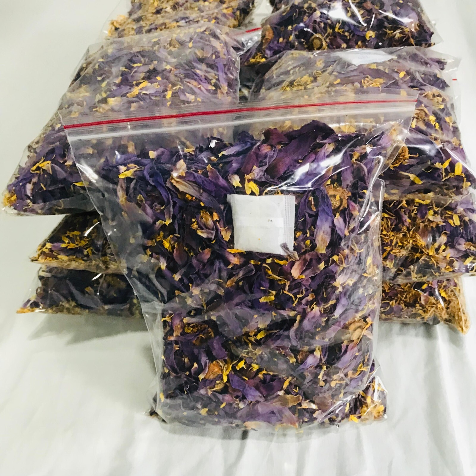 Dried Cut Blue Lotus 75g Nymphaea Caerulea Herbal Ceylon Pure Organic Tea